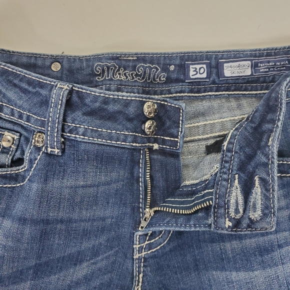 Miss Me skinny JP400gsk-2 jeans size 30 - Picture 4 of 14